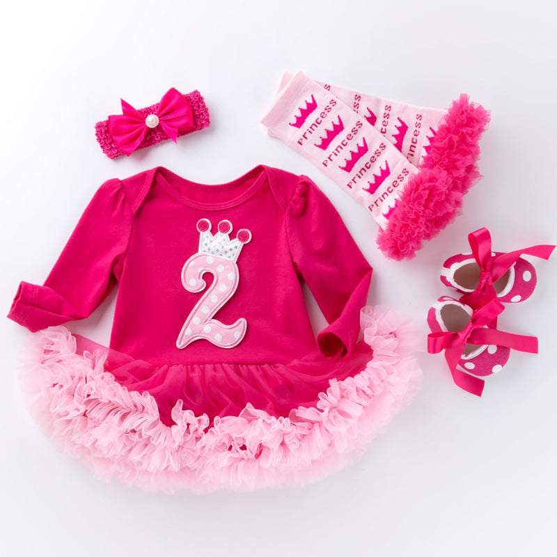 Baby's 1st, 2nd Birthday Party Dress Sets