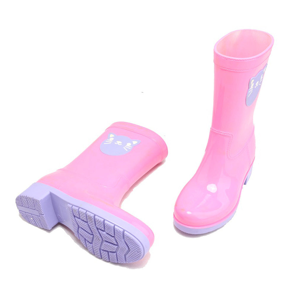 Big Girls' Rubber Rain Boots