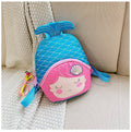 Mermaid With Safety Buckle, Cute Girls' Backpack