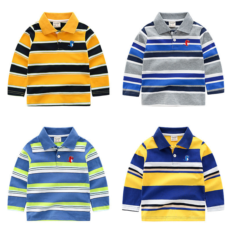 Boys' Striped Long Sleeve T-shirt