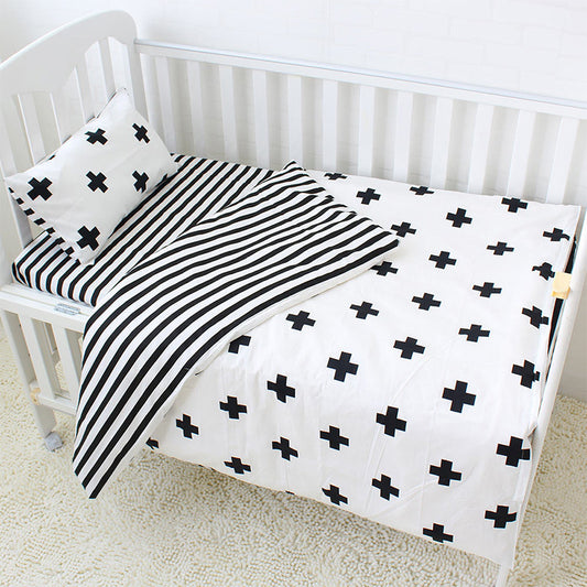 Three-piece Baby Nursery Bedding Set