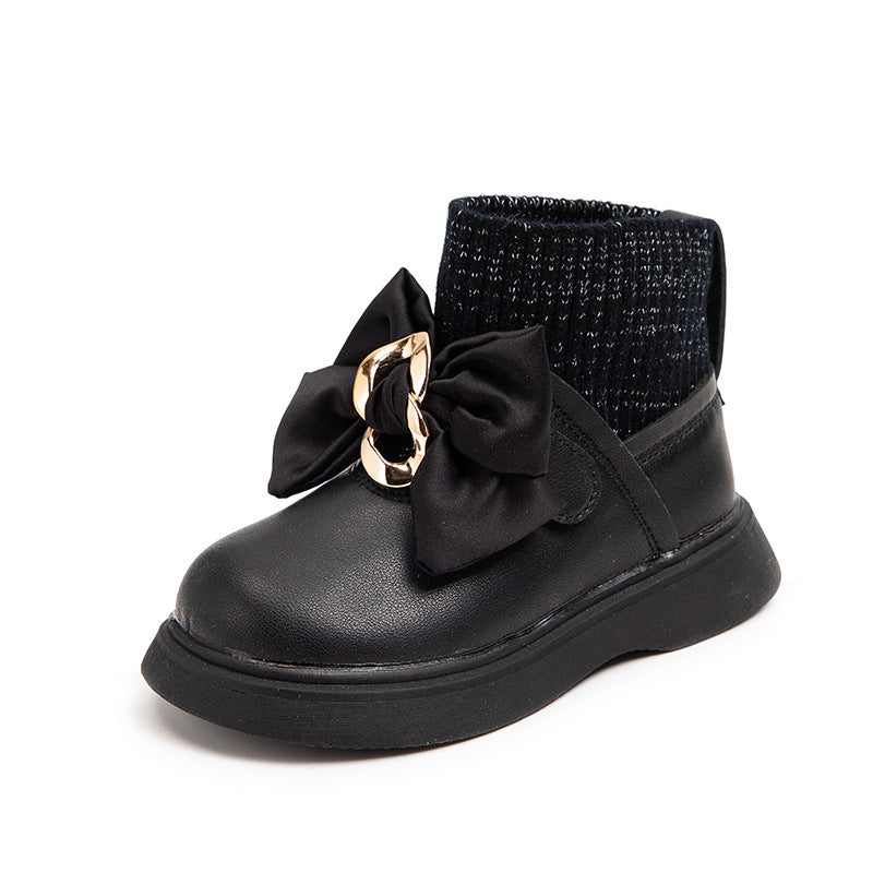 Girls' Padded Cotton Boots