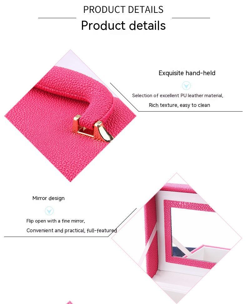 Waterproof Portable Cosmetics Storage Box, Gift For Mom