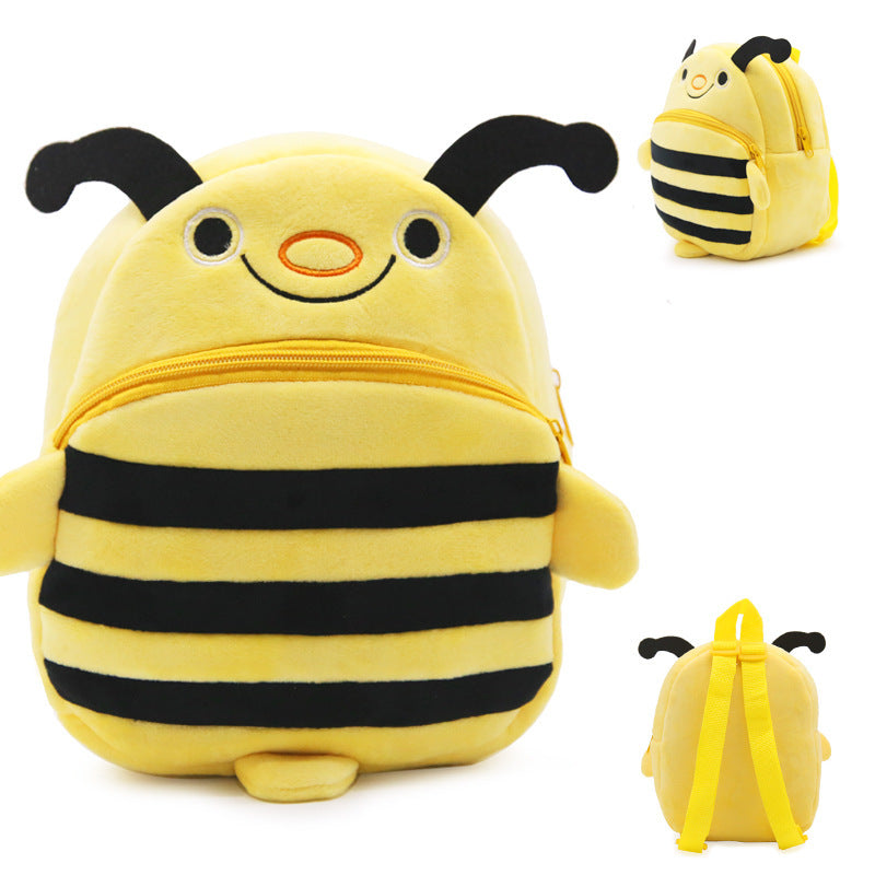 Animal Plush Toy School Bag Backpack