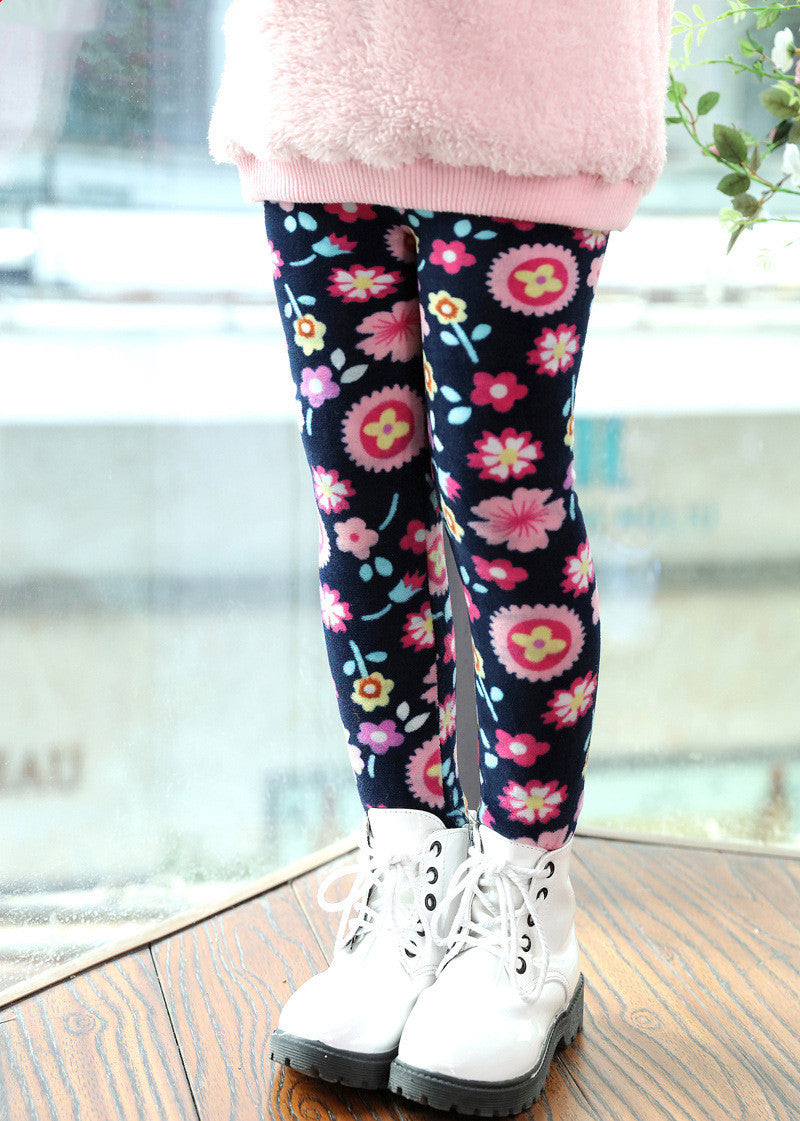 Girls' Winter Warm Leggings
