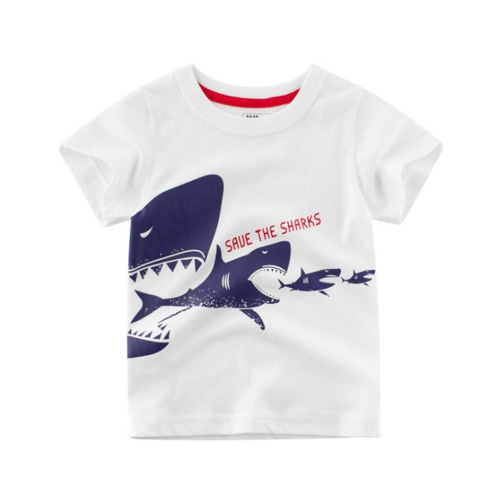 Boys' Cotton T-shirts, Multiple Designs