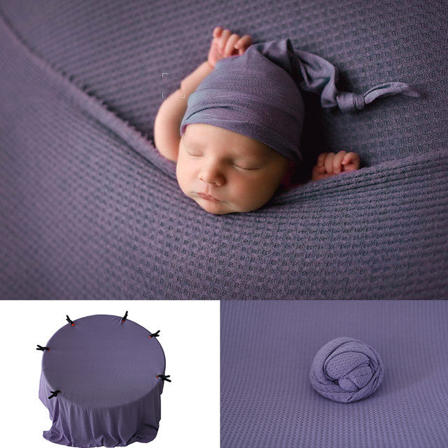 Newborn Photography Props Waffle Fabric Backdrops