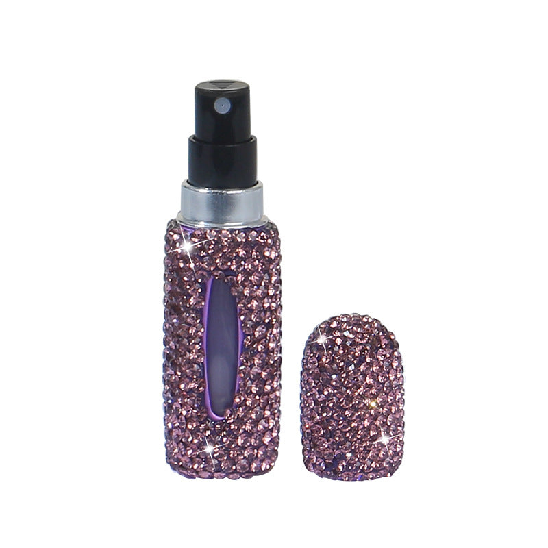 Mom's Gift Idea, 5ml Diamond Perfume Sub-bottles Bottom Charging Bottle