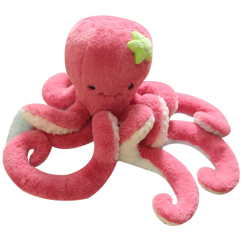 Octopus Plush Toy With Suction Cup Cute Oversized Tentacles