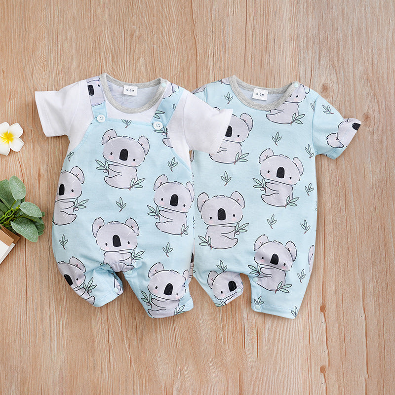 New Baby Romper Full Printed Koala Baby