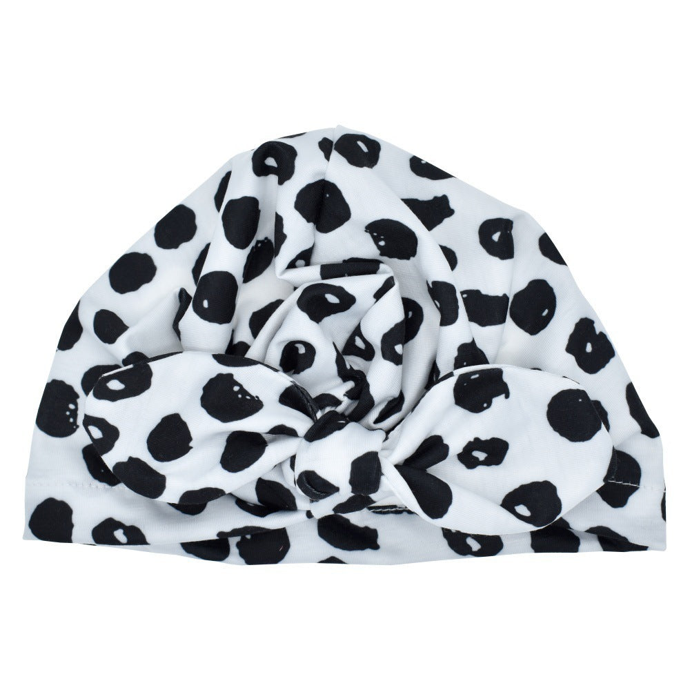 Children Knot Baby Hat Printed Cap