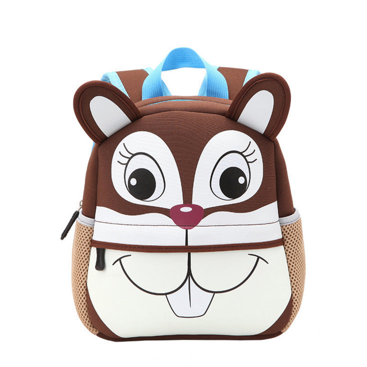 Kindergarten School Bag, 3D Animal Cartoon Children's Backpack