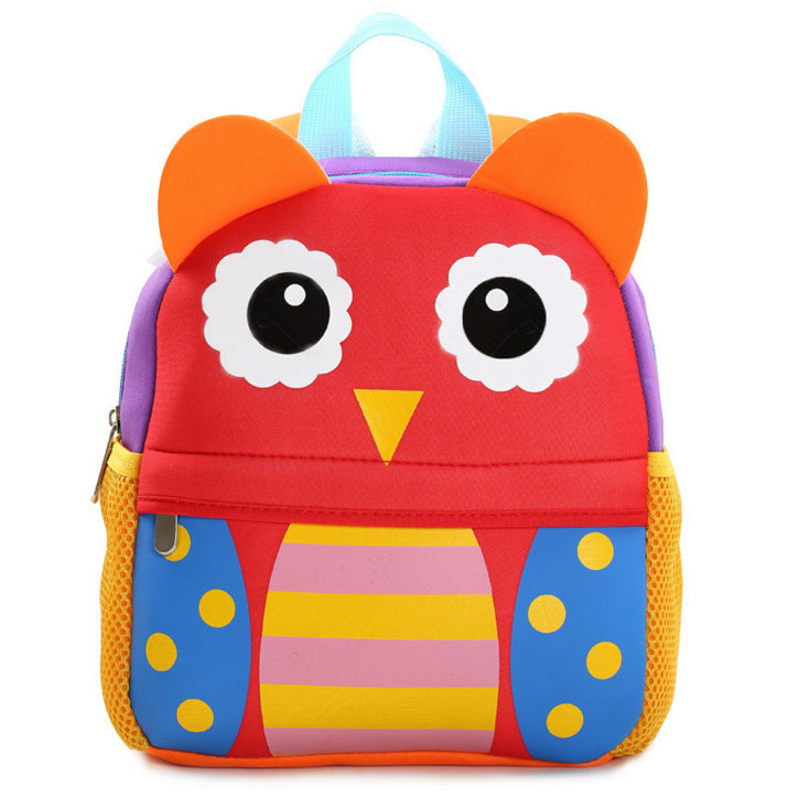 Kindergarten School Bag, 3D Animal Cartoon Children's Backpack