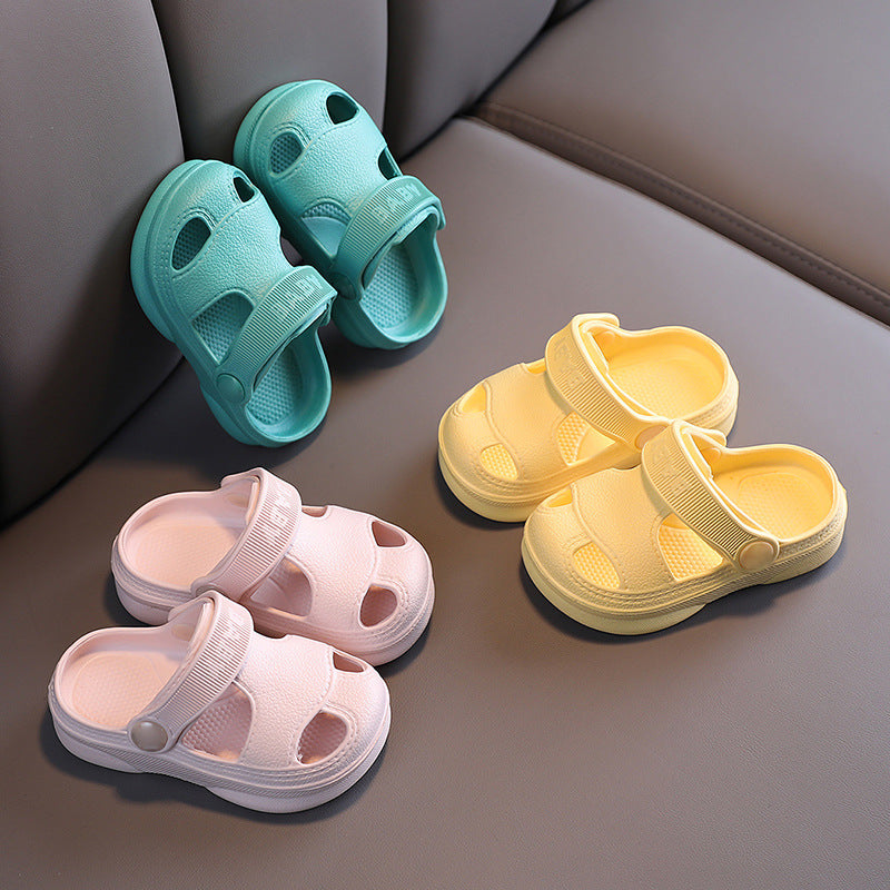 Children's Hole Shoes Summer Boys' Girls' Baby Soft-soled Non-slip Beach Shoes