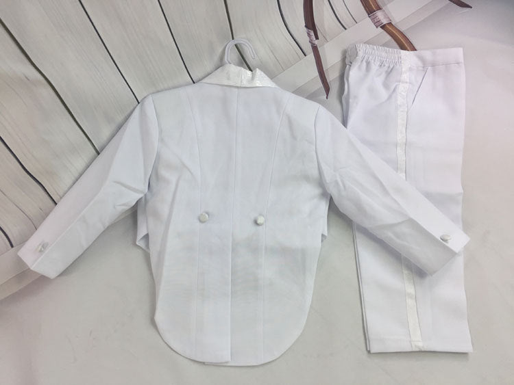 Boys' Tuxedo Suit, Formal Wear, Comes In Black Or White