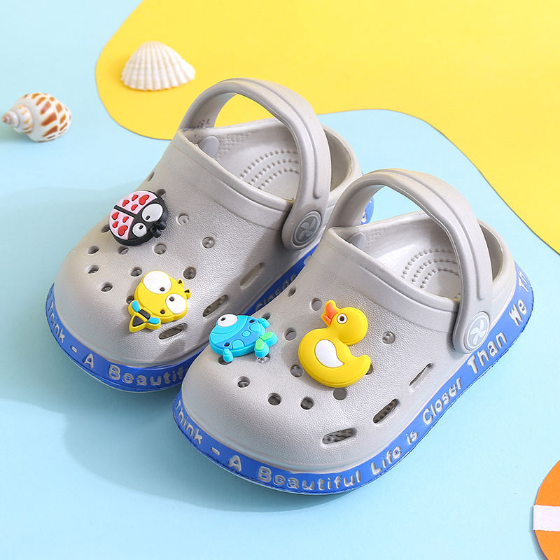 Kids Sandals For Boys & Girls Cartoon Shoes Summer Toddler Crocks