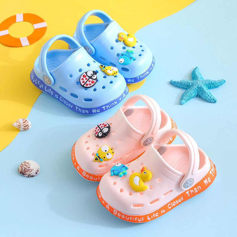 Kids Sandals For Boys & Girls Cartoon Shoes Summer Toddler Crocks