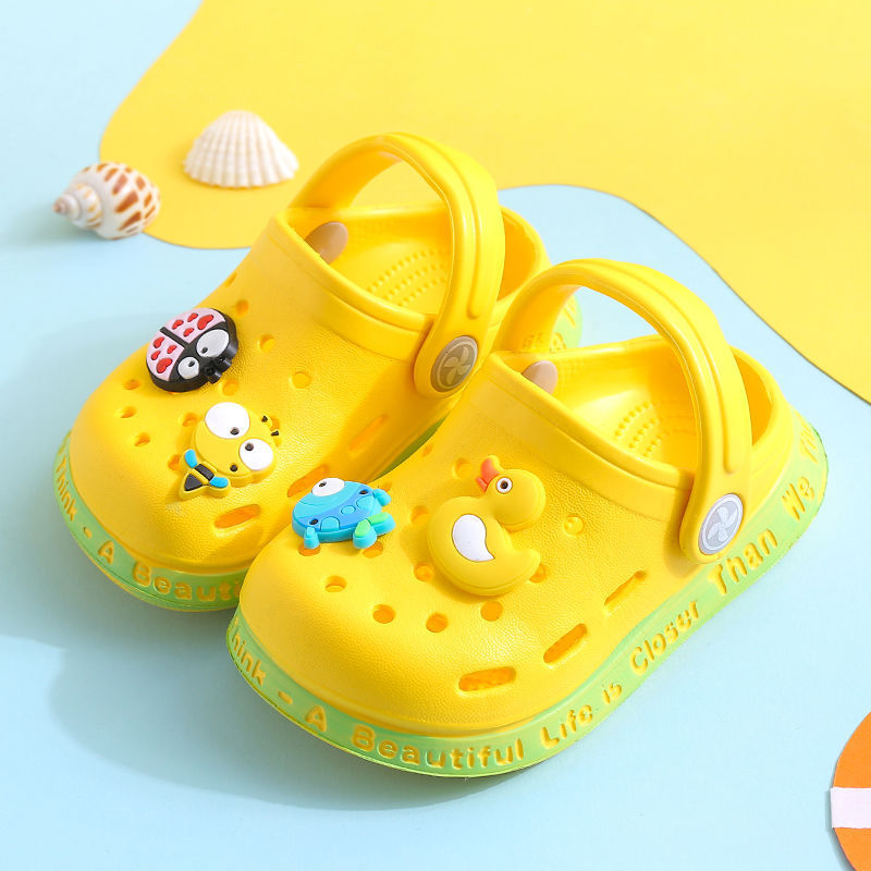 Kids Sandals For Boys & Girls Cartoon Shoes Summer Toddler Crocks