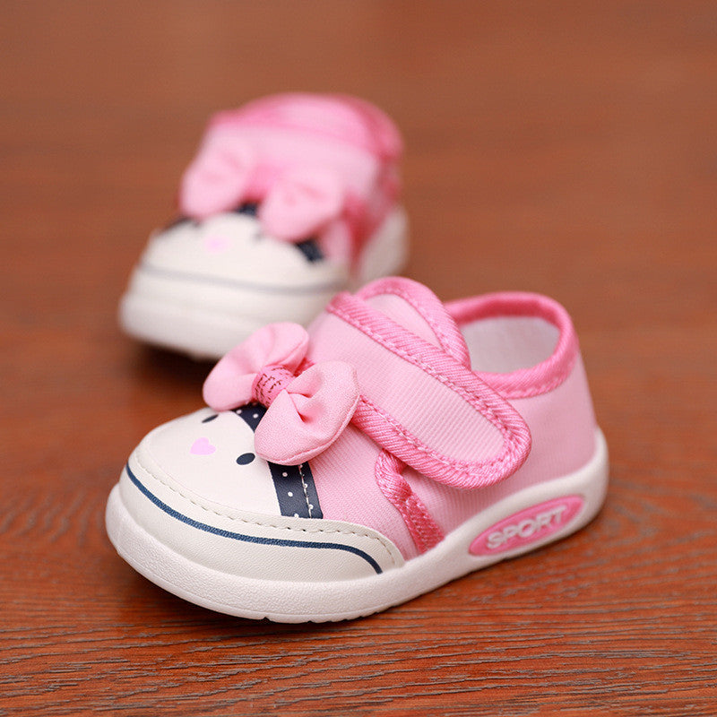 Casual Shoes Bow Princess Shoes Baby Toddler Girl's Shoes