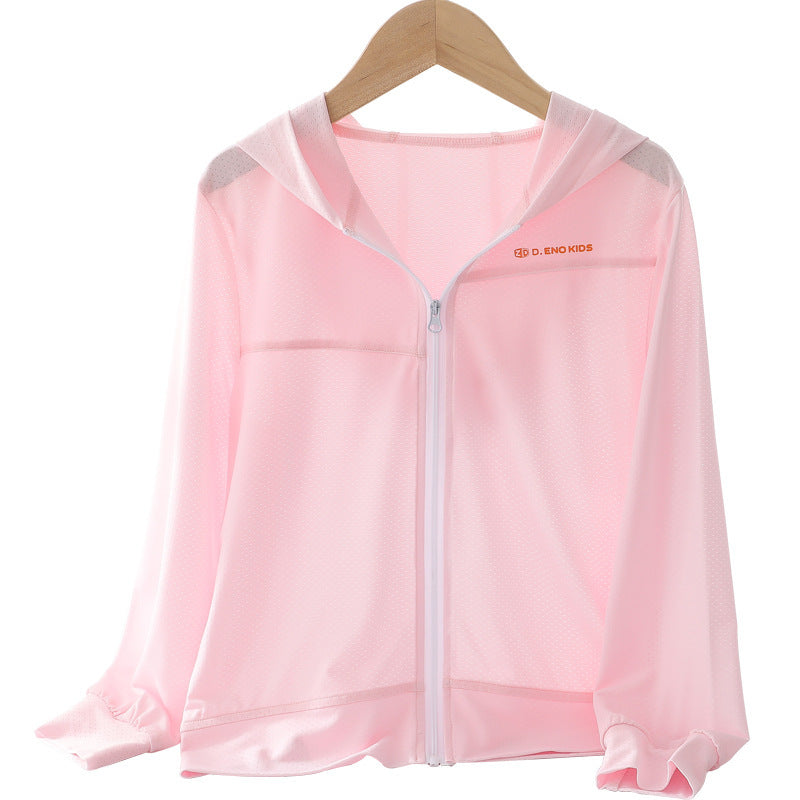 Lightweight Breathable Anti-Ultraviolet Ice Silk Girls' Jackets