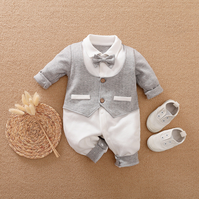 Baby Romper Suits Spring & Autumn, Gentleman Baby Outfits