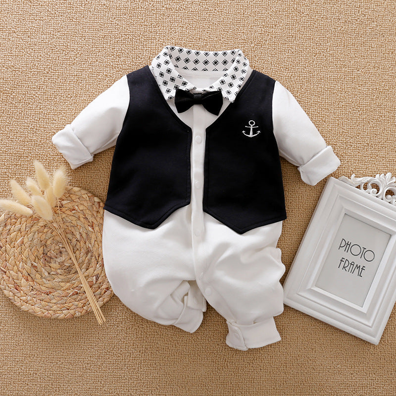 Baby Romper Suits Spring & Autumn, Gentleman Baby Outfits