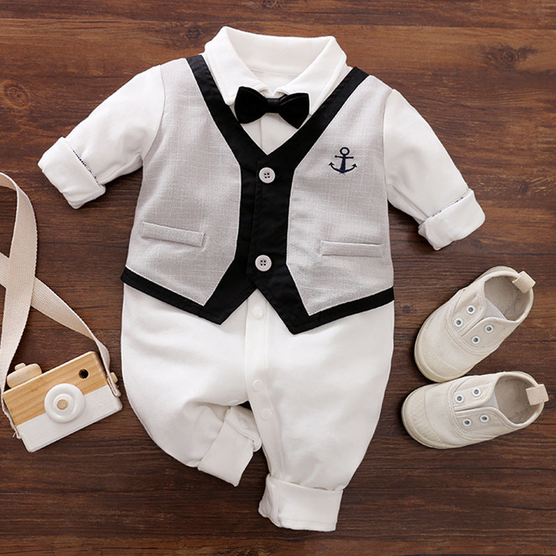 Baby Romper Suits Spring & Autumn, Gentleman Baby Outfits