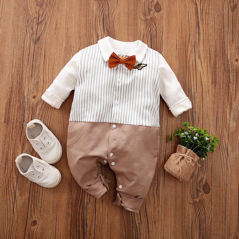 Baby Romper Suits Spring & Autumn, Gentleman Baby Outfits