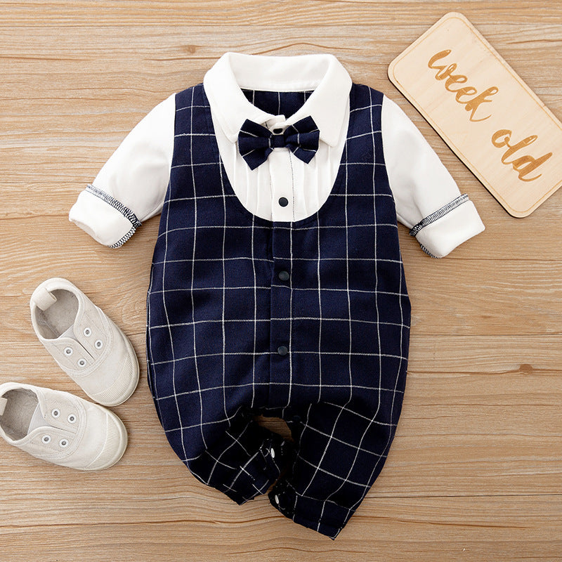 Baby Romper Suits Spring & Autumn, Gentleman Baby Outfits