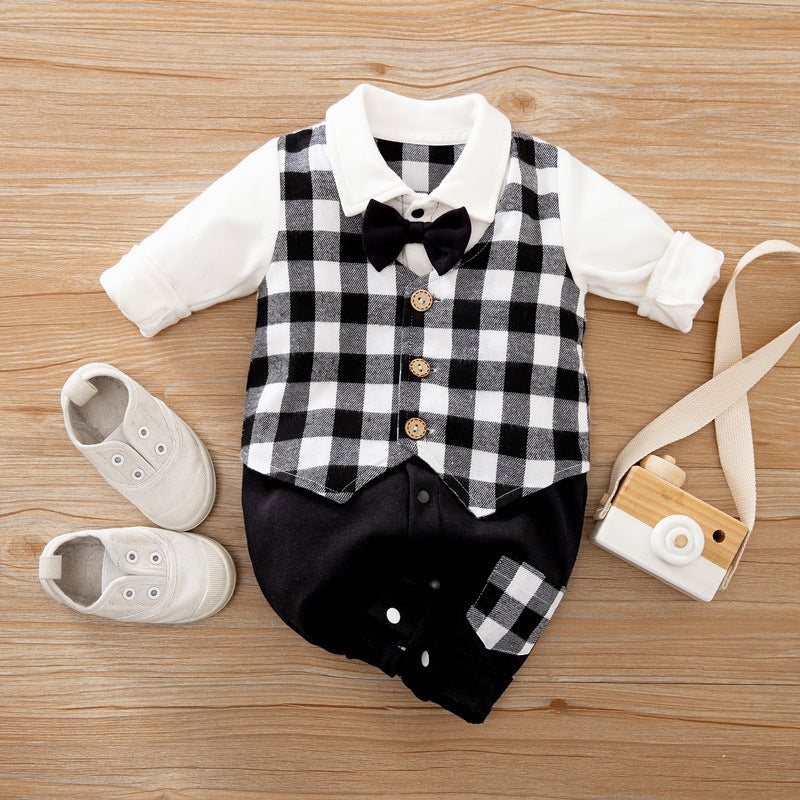 Baby Romper Suits Spring & Autumn, Gentleman Baby Outfits