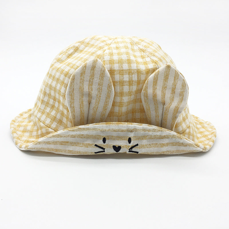 Baby/Toddler Rabbit Ears Basin Fisherman's Sun Hat