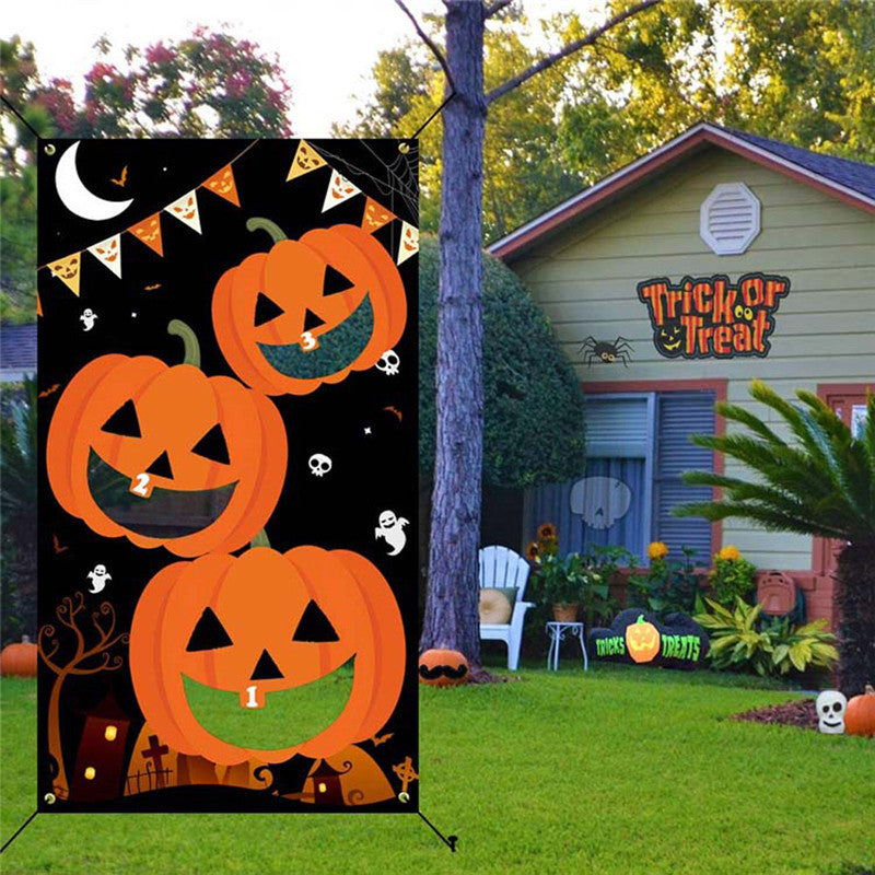 Outdoor Carnival Bean Bag Toss Game, Flag Only