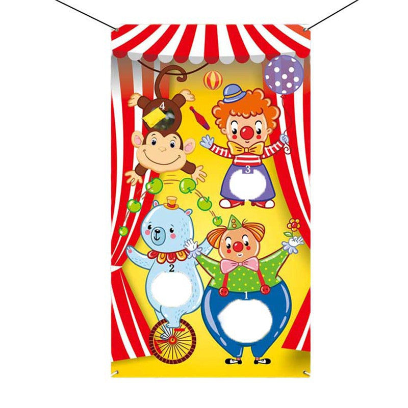 Outdoor Carnival Bean Bag Toss Game, Flag Only