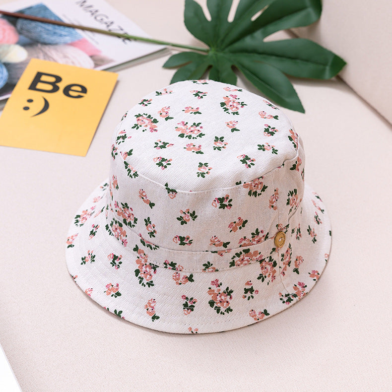 Thin Boy/Girl Print Pattern Fisherman Sun Hat, Beach Hat