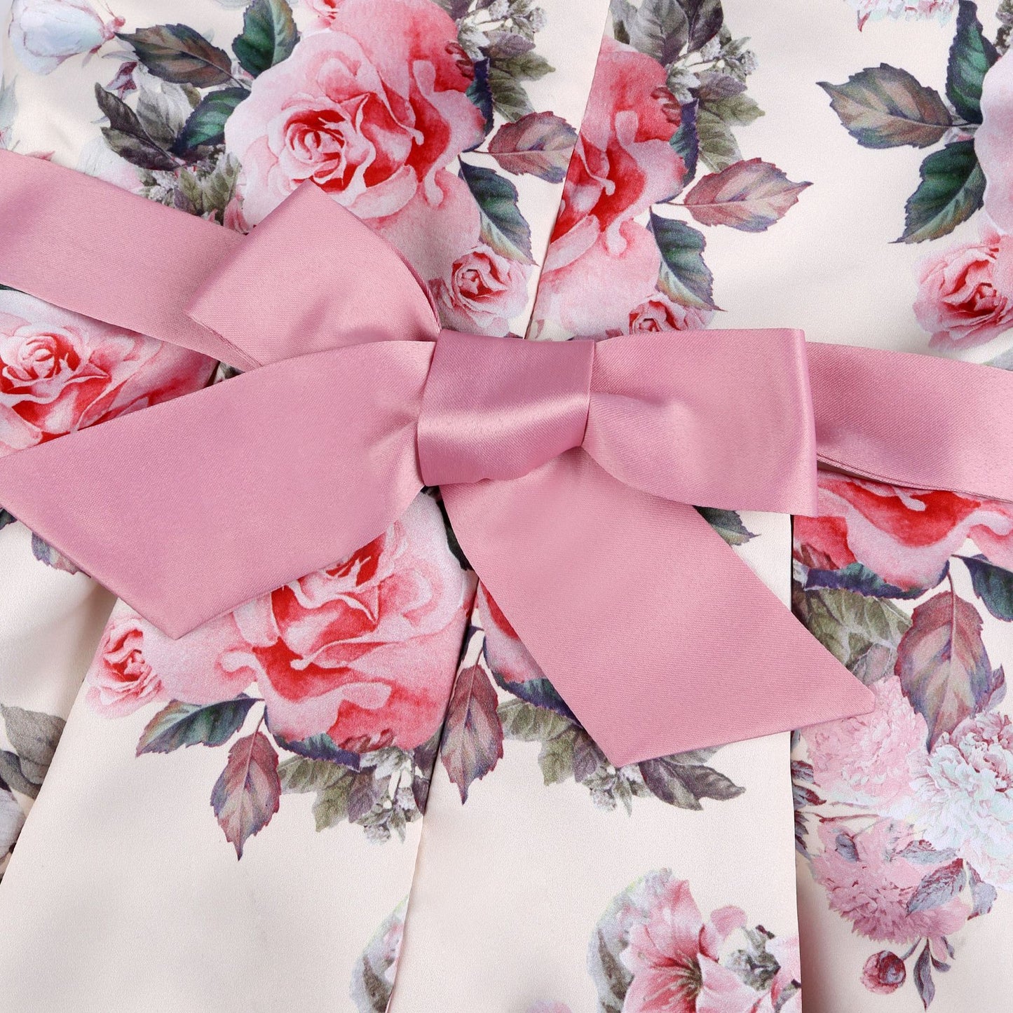 New Children's Wedding Dress, Girls' Rose Print Princess Dress, Birthday Party Dress