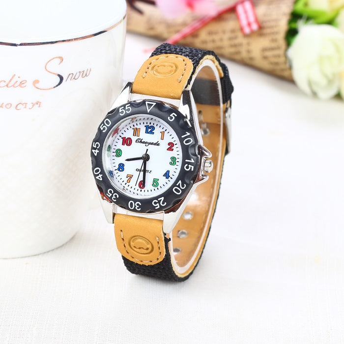 Cute Cartoon Children Watch Girl Boy Electronic Watch