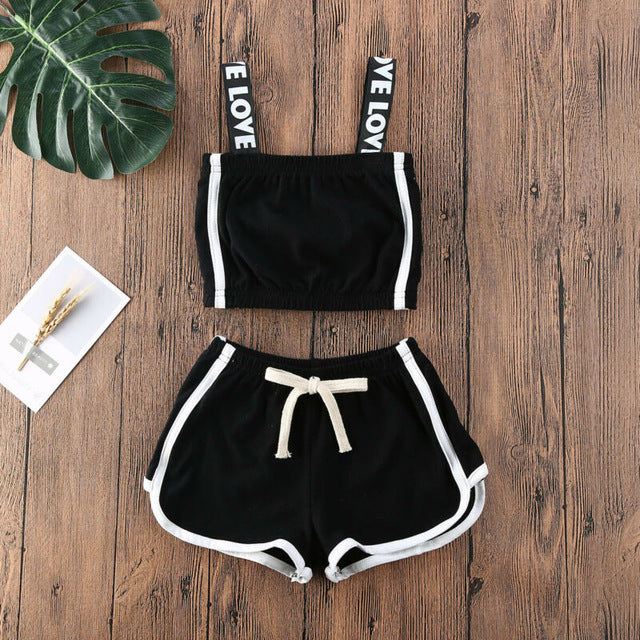 Toddler, Girl Children's Clothing Top & Shorts Set