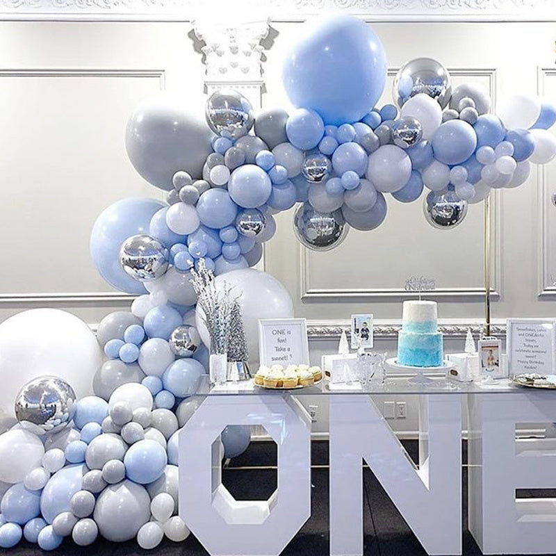 Blue Balloon Garland Set Graduation Party Birthday Scene Balloon Set Decoration Balloon Supplies