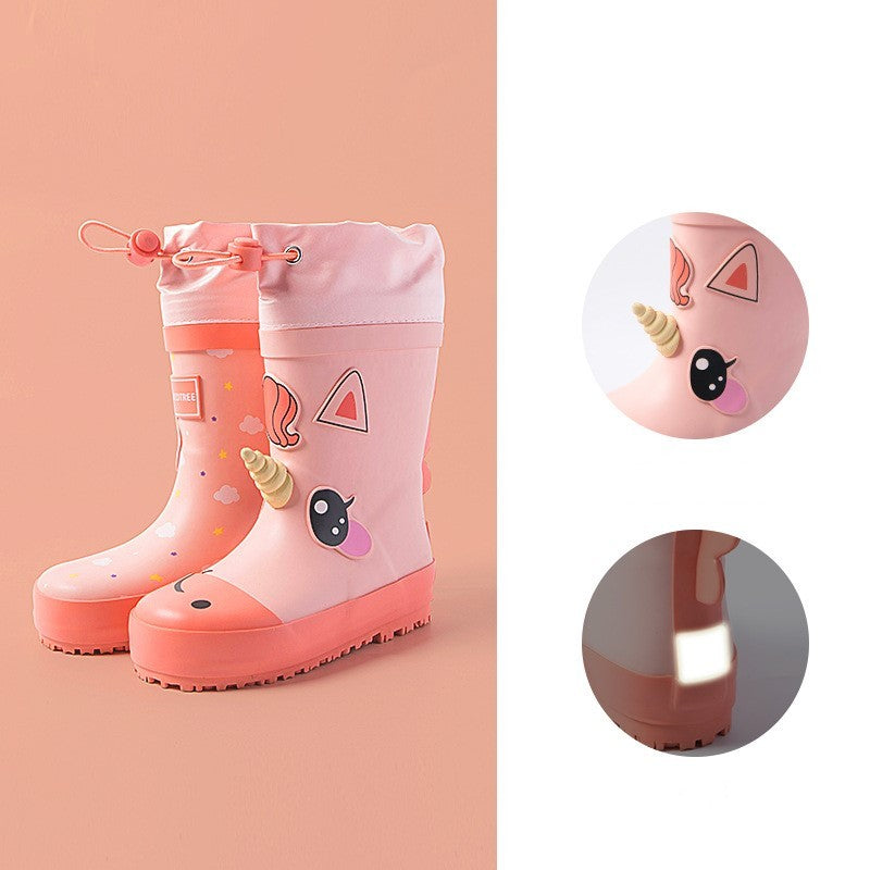 Children's Rain Boots Boys & Girls Non-slip Boots