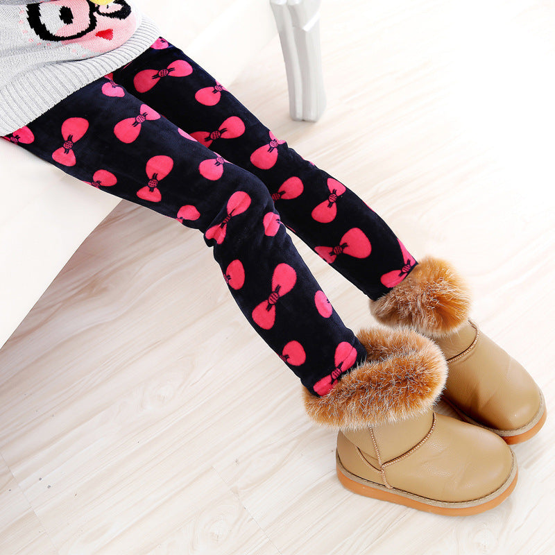 Girls' Winter Warm Leggings