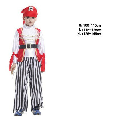 Halloween Children's Pirate Costumes, Theme Party Outfits