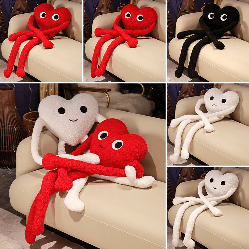 Children's Long Leg Love Throw Pillow, Valentine's Day Gift Idea