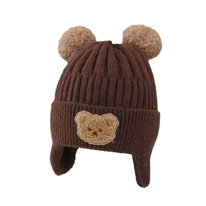 Children's Hat Autumn And Winter Girls Sleeve Cap Korean Style