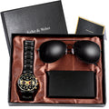 Men's Quartz Watch Sunglasses Gift Box Set, Gift For Dad