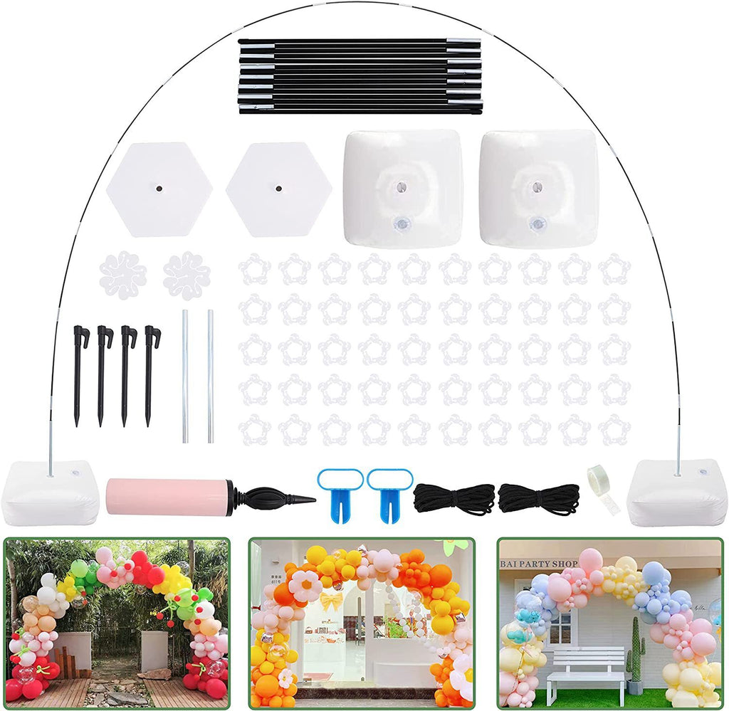 Balloon Arch Bracket With Base Frame Kit Adjustable Suitable For Kids Birthday, Baby Shower Arrangement
