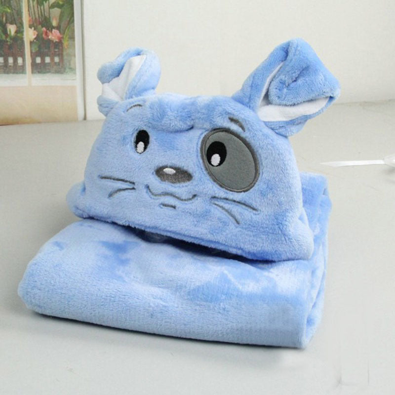 Baby Hooded Bath Towel Children's Blanket Soft And Comfortable