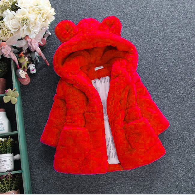 Girl's Fur Coat