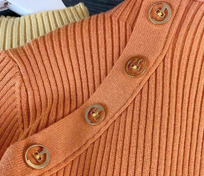 Girls' Cotton Button Fashion Long Sleeved Shirt