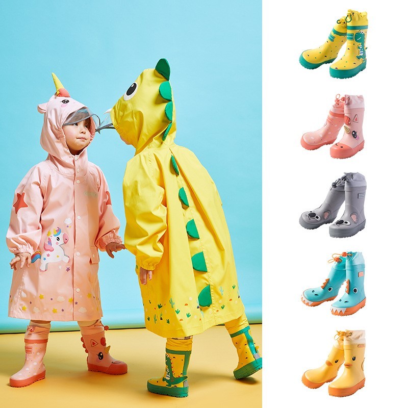 Children's Rain Boots Boys & Girls Non-slip Boots