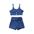 Children's Toddler Summer Clothing, Girls' Skirt or Short's 2pc Set